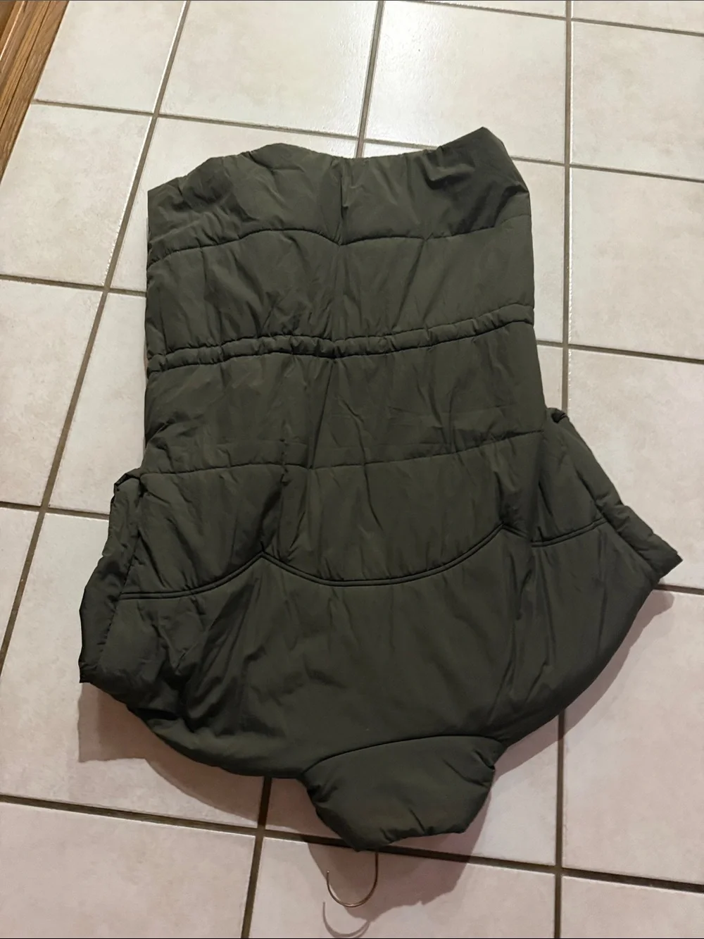 Ariat Short-Sleeve Quilted Puffer Jacket - Olive